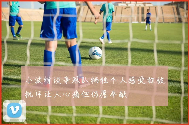 小波特谈争冠队牺牲个人感受称被批评让人心痛但仍愿奉献